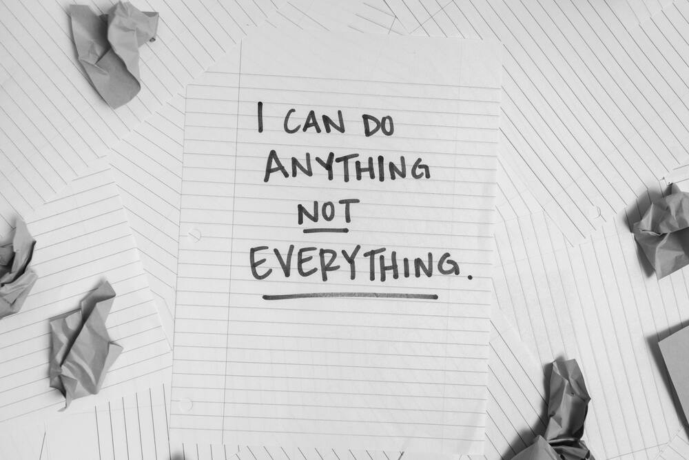 I can do anything not everything