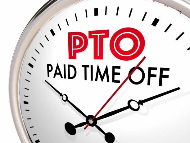 PTO Paid Time Off Clock