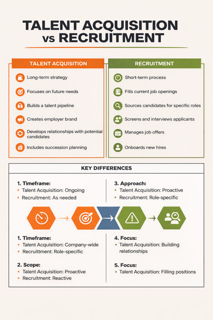 Talent-Acquisition-vs-Recruitment-2026 | Ongig Blog