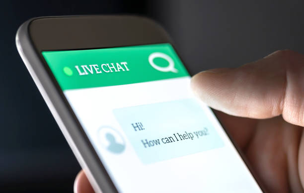 Live chat on mibile phone