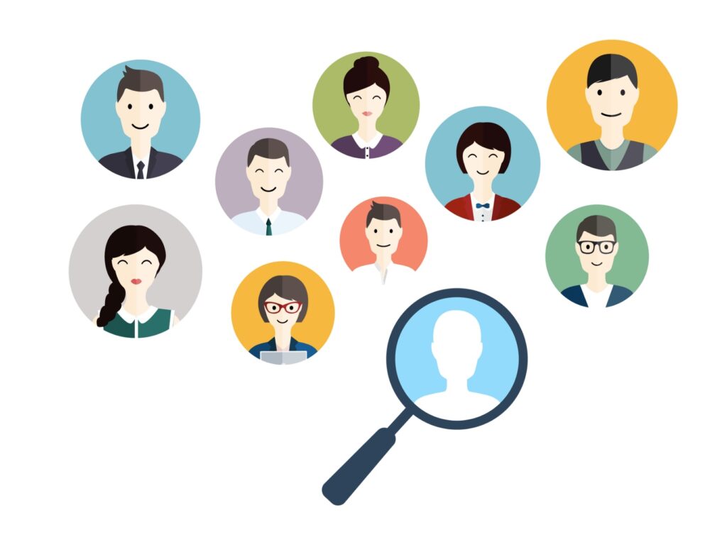 How to Avoid Job Description Mistakes: A Recruiter's Guide Header Image with people in magnifying glasses