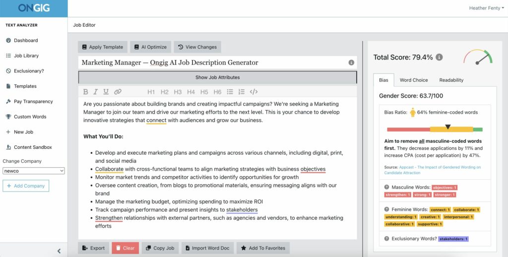 ongig ai job description generator bias tab | Ongig Blog ongig ai job description generator bias tab - neurodivergent talent blog