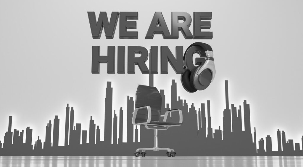 We are Hiring poster | Ongig Blog Hiring poster - Using digiatl tools to attract the right talent