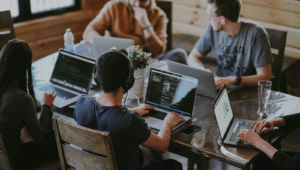 team collaboration over job description spreadsheets