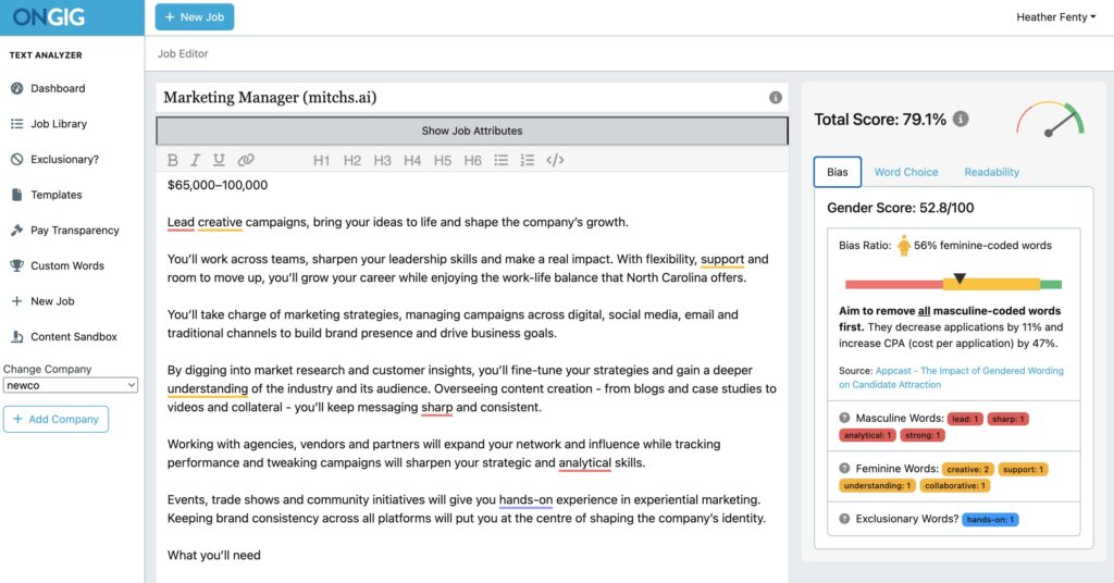 mitchs.ai v 1 advert in ongig | Ongig Blog mitchs.ai v 1 advert in ongig