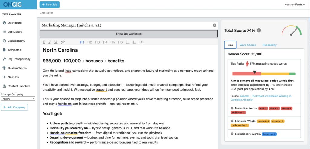 mitchs.ai v 2 advert in ongig | Ongig Blog mitchs.ai v 2 advert in ongig