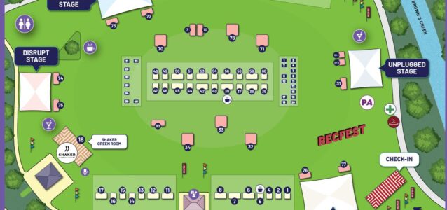 recfest 2025 usa map