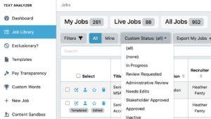 job post workflow statuses