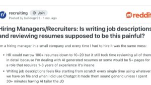 reddit job description post
