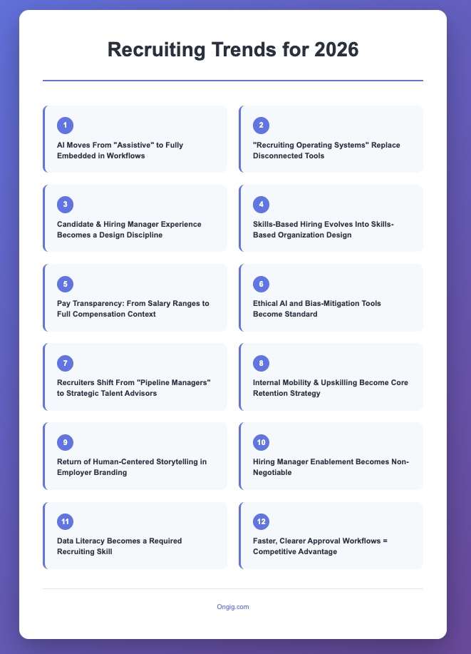 Recruiting Trends for 2026