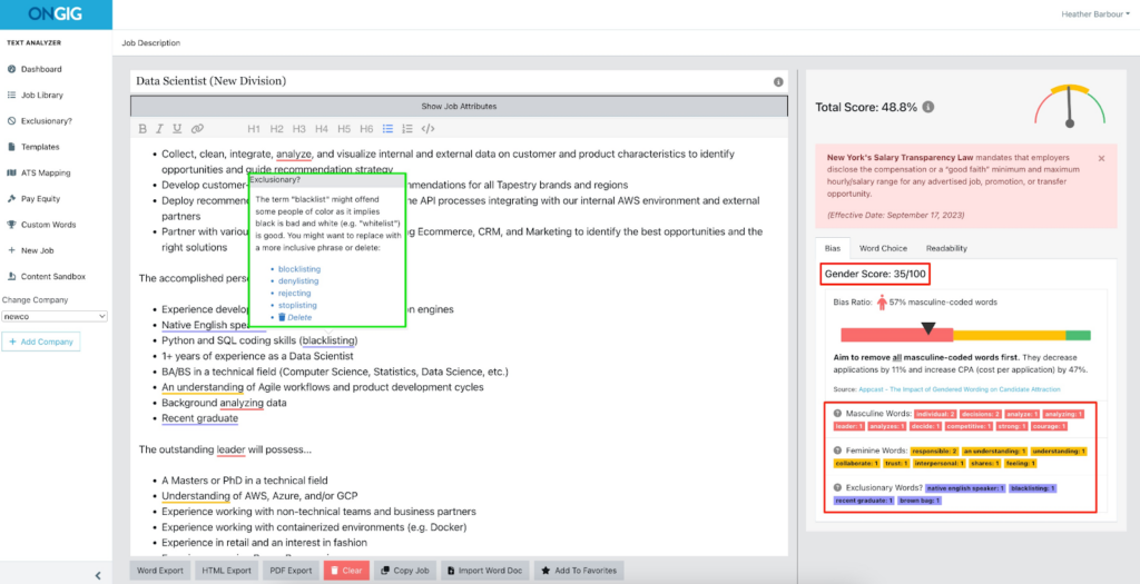 image | Ongig Blog Ongig’s Bias Scanner
