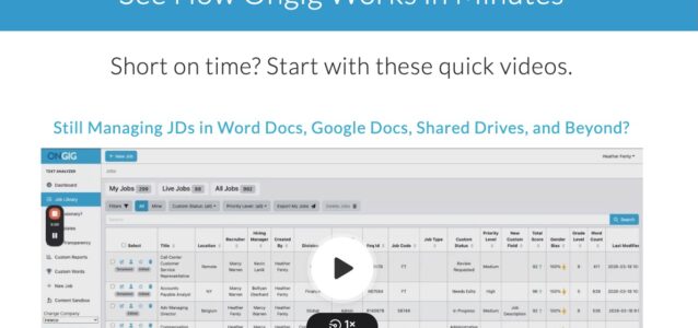 see how ongig works in minutes