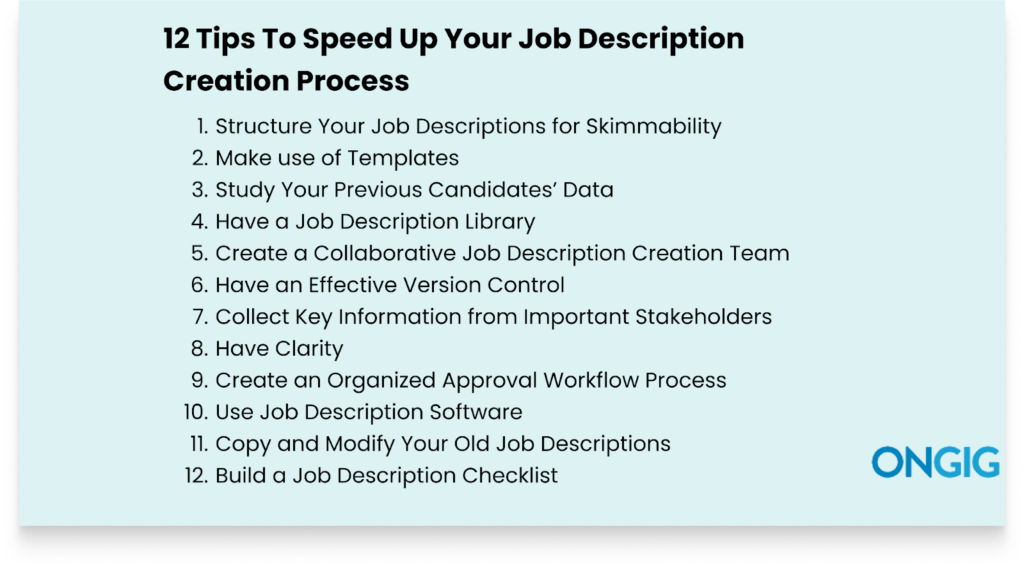 speed up jd creation ongig | Ongig Blog speed up jd creation ongig